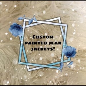 Custom painted jean jackets!